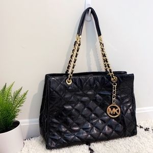 Michael Kors Quilted Gold Chain Purse - Susannah